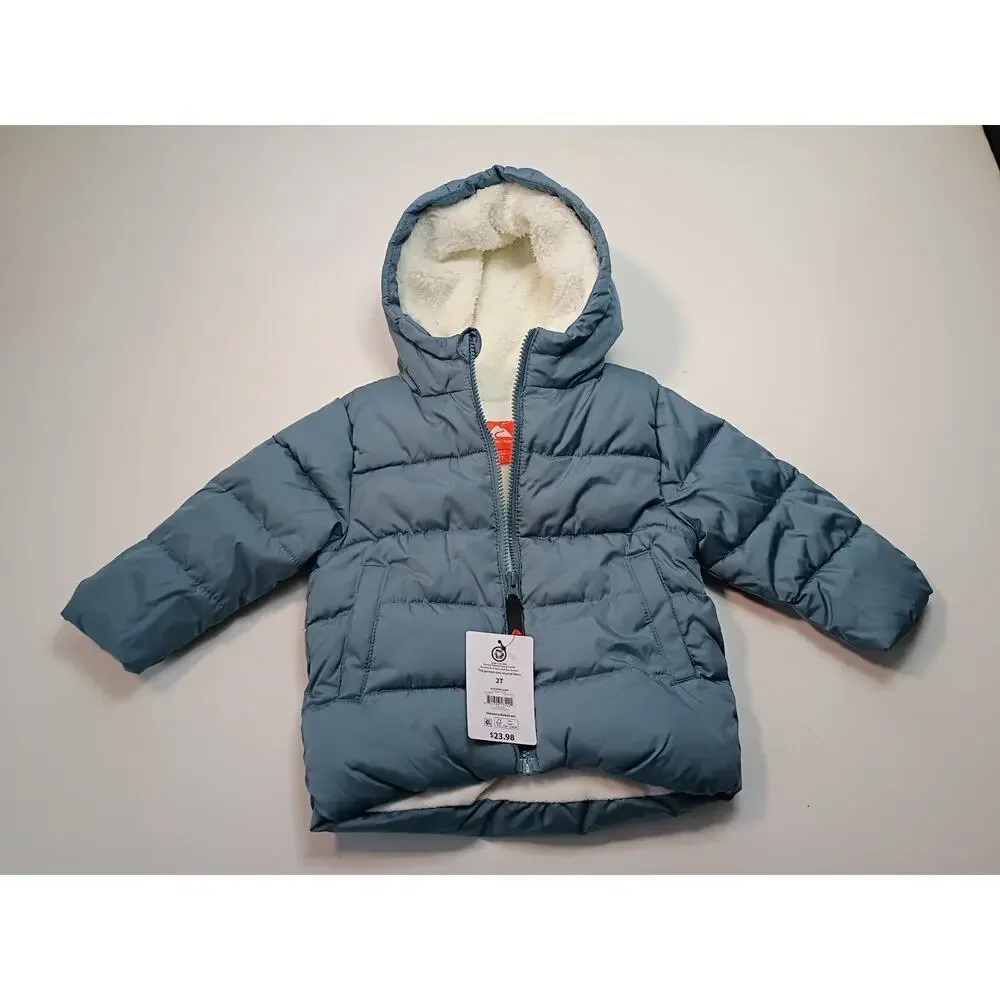 Ozark Trail Toddler Blue Puffer Jacket - Size 2T - NWT
